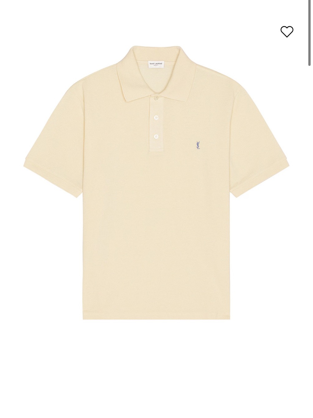 Ralph Lauren Cream Short-Sleeve Polo Shirt